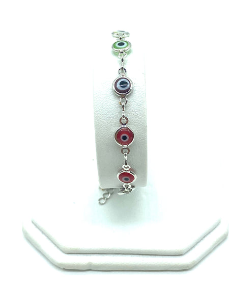 Evil Eye Gold and Silver Plated Bracelets #2505