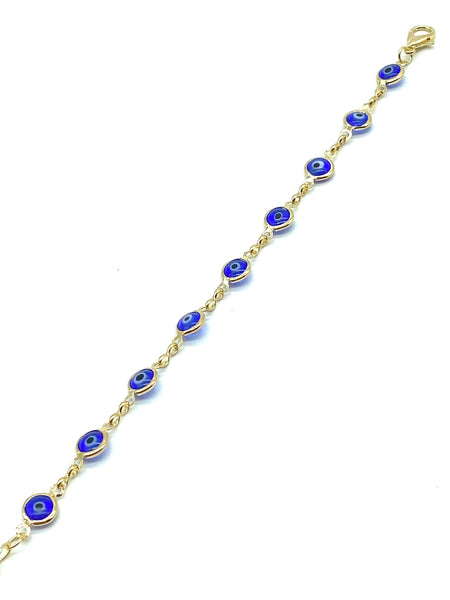 Evil Eye Gold and Silver Plated Bracelets #2505