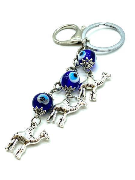 Evil Eye Camel Key Chain  LuckyEye #1320