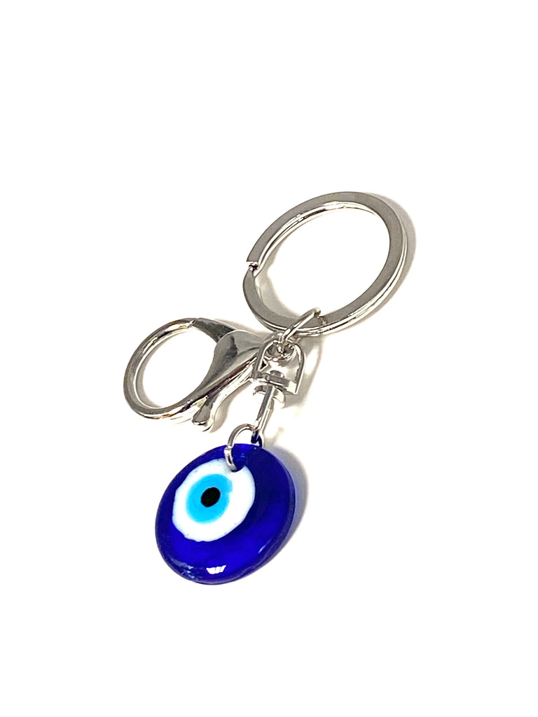 Glass Turkish Nazar Evil Eye Keychain – LuckyEyeUSA