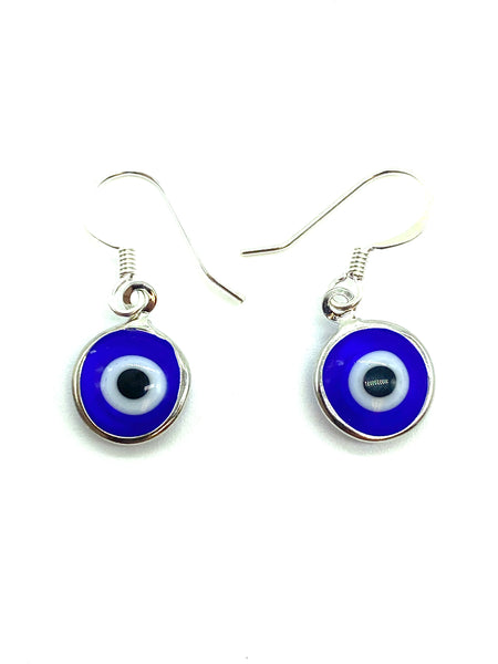 Blue Evil Eye Earrings  #8053