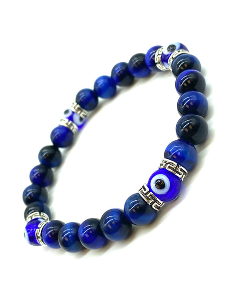 Blue Tiger Eye Bracelet #2302